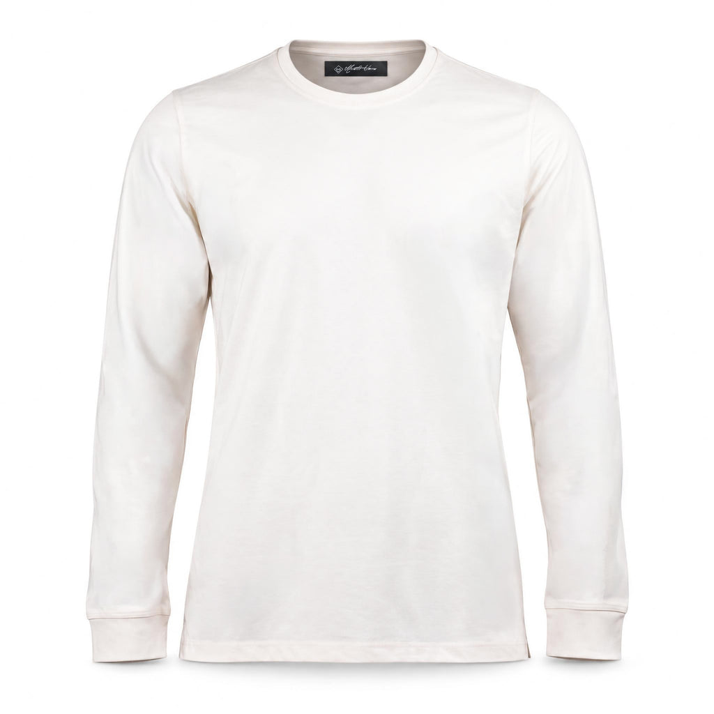 Off-White Cotton Sweater. CS-001
