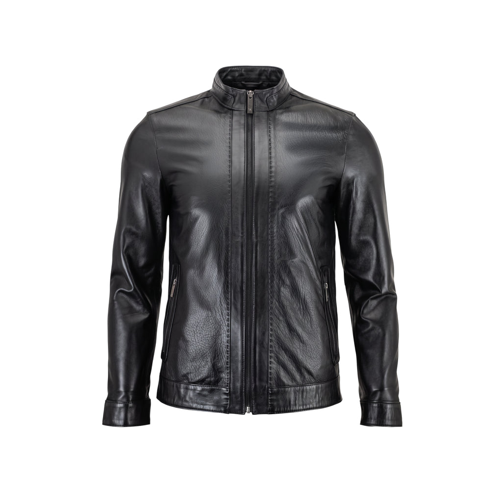 Black Leather Jacket LJ-004