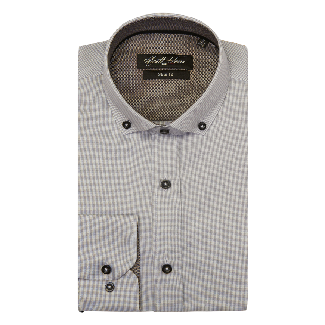 Slim Fit Shirt | Thomas Mason 100% Cotton | Minotti Uomo