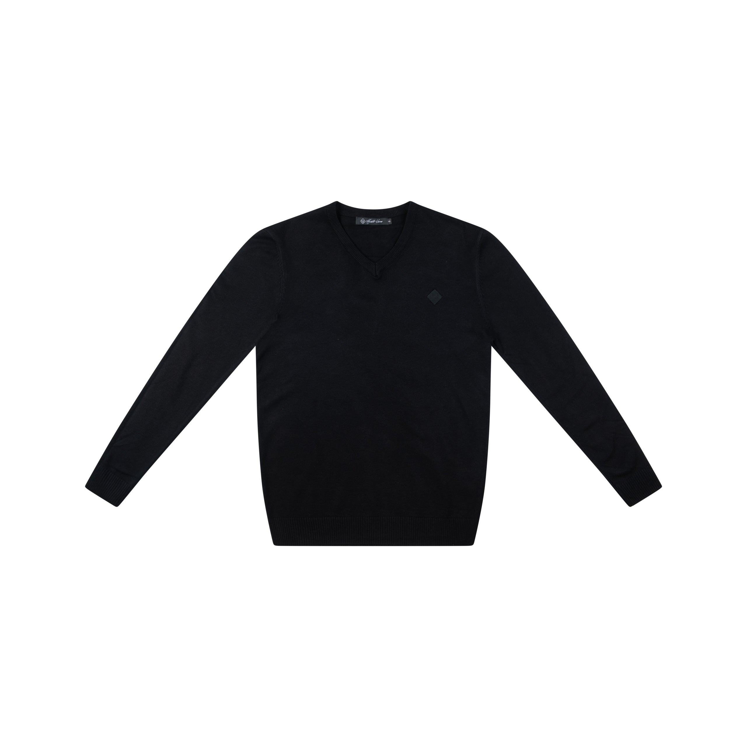 V-Neck SWEATER Black