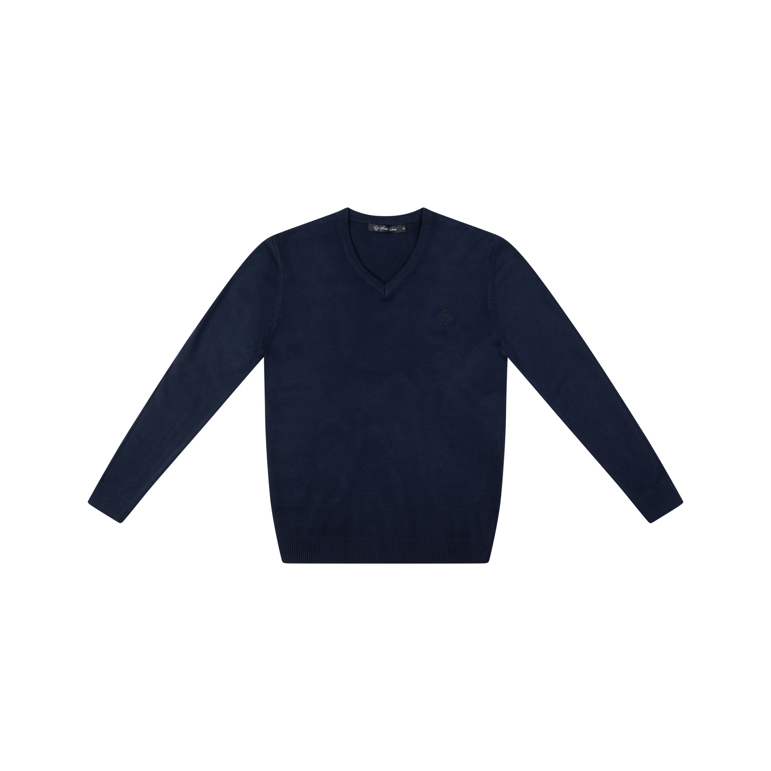 V-Neck SWEATER Navy