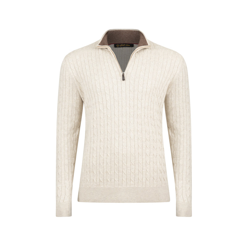 Men’s Half Zip Knit Pullover – Clean Design, Premium Feel