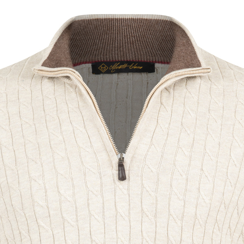 Men’s Half Zip Knit Pullover – Clean Design, Premium Feel