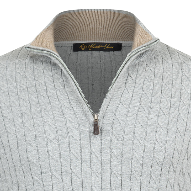 Men’s Half Zip Knit Pullover – Clean Design, Premium Feel