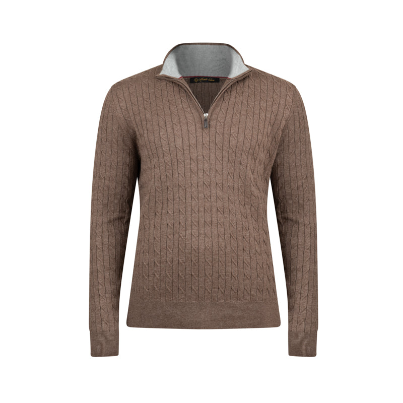 Men’s Half Zip Knit Pullover – Clean Design, Premium Feel