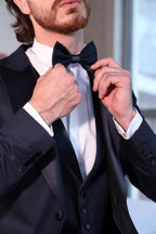 Navy Peak Lapel Tuxedo – Timeless Style for Weddings & Galas.024