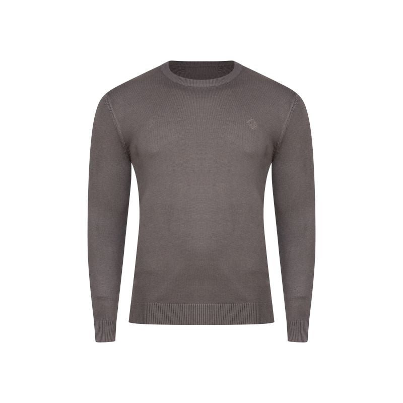 Elegant Men’s Crewneck Knit Sweater – Soft & Versatile Design