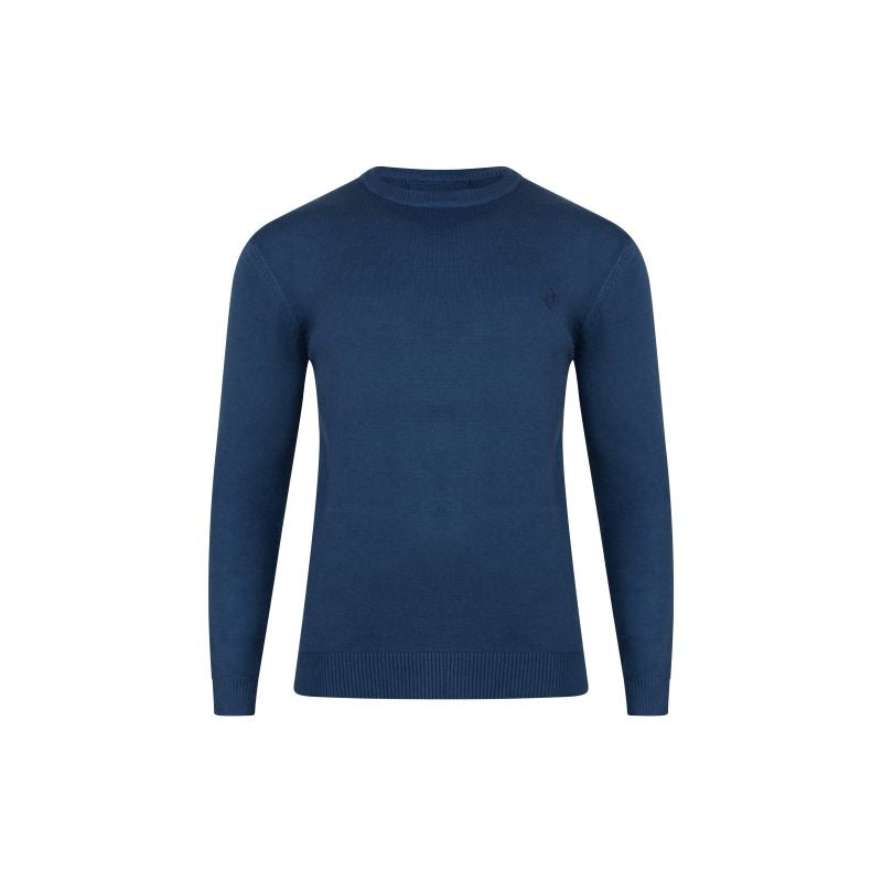Elegant Men’s Crewneck Knit Sweater – Soft & Versatile Design