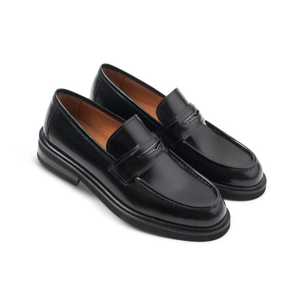 Loafer shoes -Shiny Black