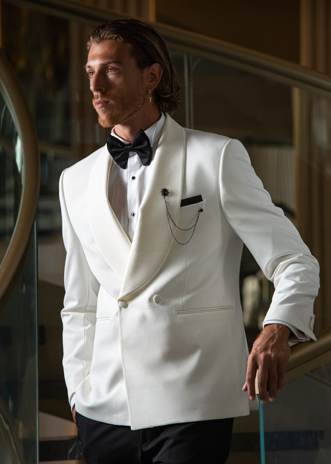 Men’s Ceremony Dubetti Shawl Suit – Premium Formal Wedding & Evening Wear