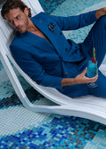 Royal Blue Wool Dubetti Suit – Bold Elegance with a Classic Touch