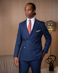 Navy Wool Dubetti Suit – Timeless Sophistication & Modern Precision