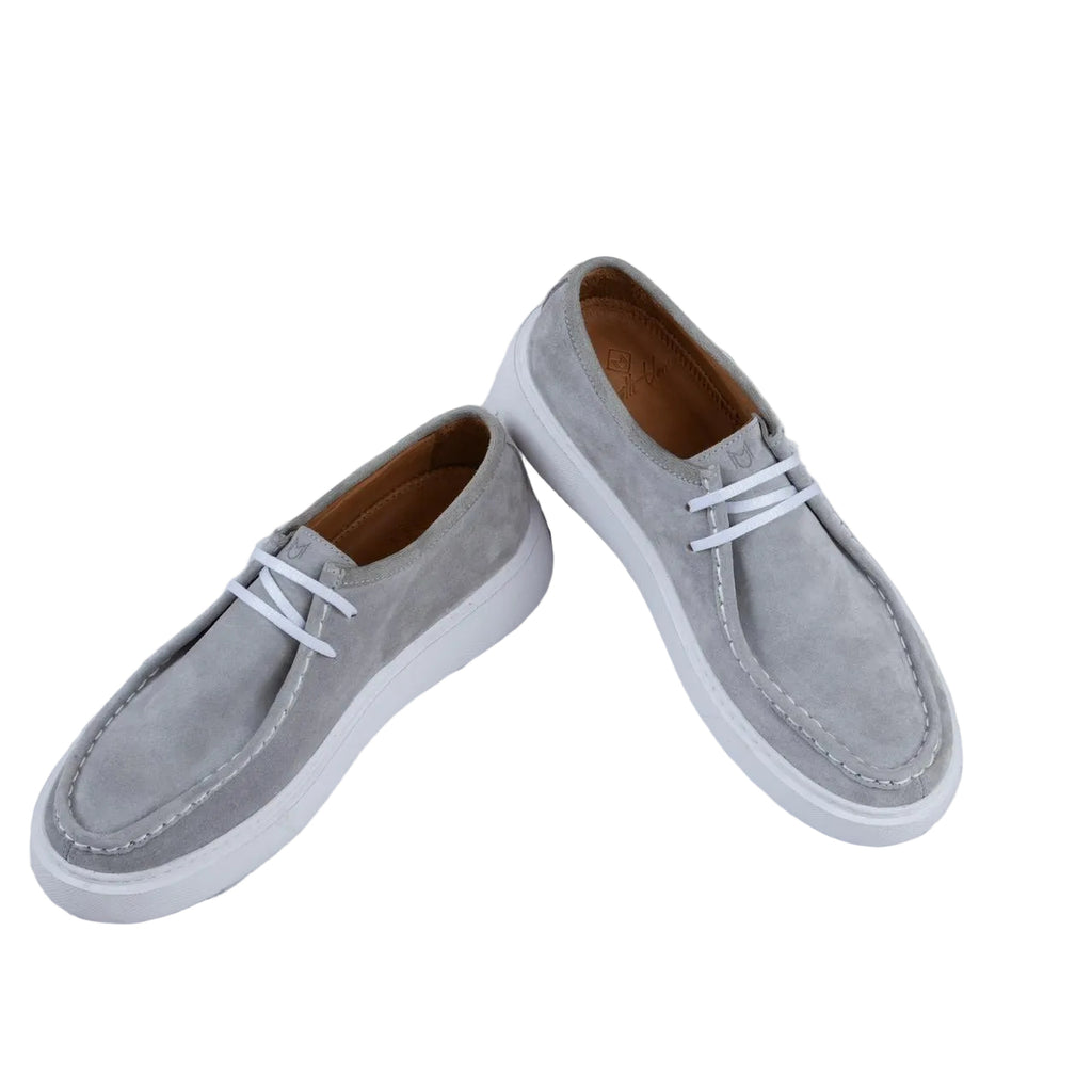 Silver Stylish Summer Loafers with Lace – Comfort Meets Elegance