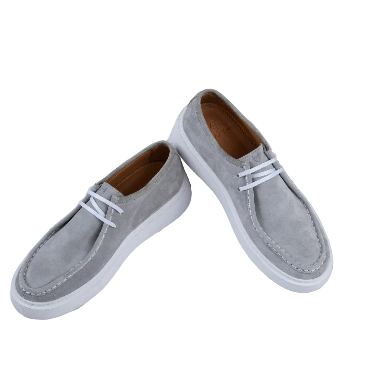 Silver Stylish Summer Loafers with Lace – Comfort Meets Elegance