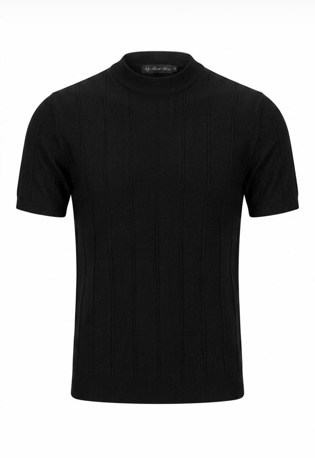 Premium Black Rayon T-Shirt – Ultra Soft, Breathable & Stylish Everyday Tee.RAT-001