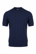 Premium Navy Rayon T-Shirt – Ultra Soft, Breathable & Stylish Everyday Tee.RAT-001