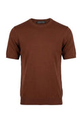 Brick Mercerized Cotton T-Shirt | Premium Shine, Soft & Breathable Fabric.MC-001