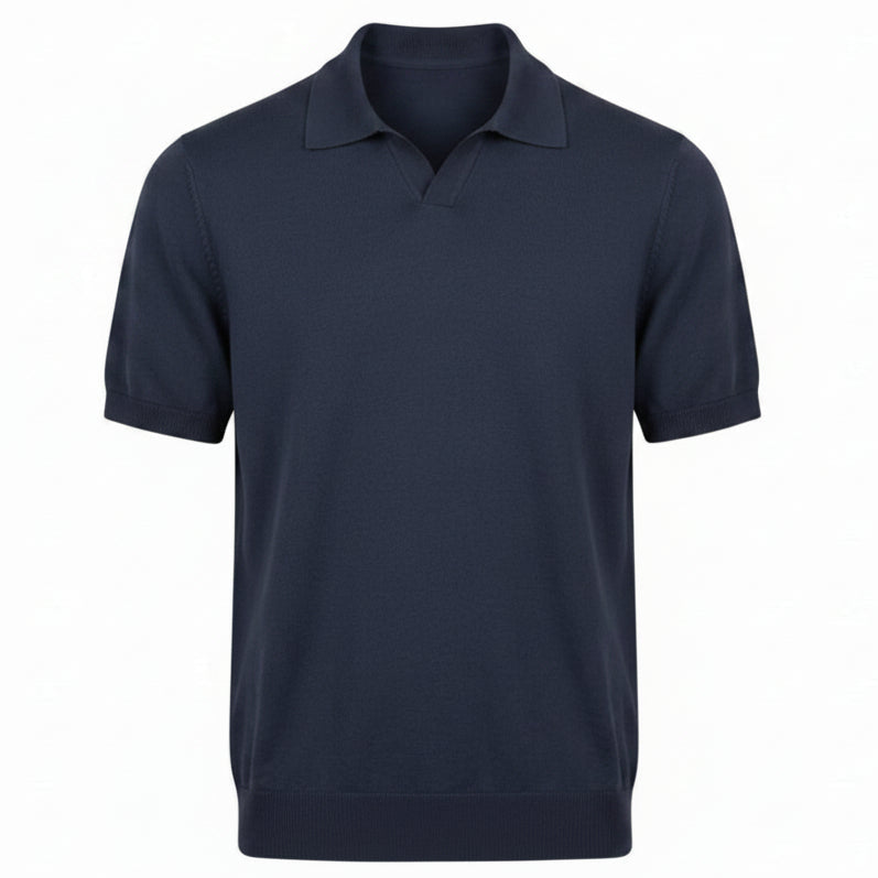 Navy Bamboo Polo Shirt | Ultra-Soft, Breathable & Eco-Friendly Comfort. BP-001