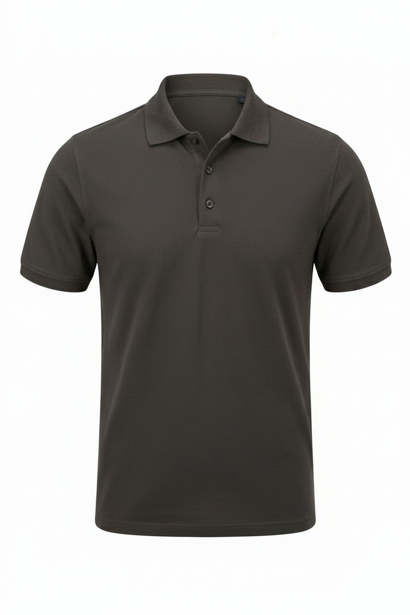 Premium Coffee Mercerized Cotton Polo Shirt – Smooth Finish & Breathable.MCP-001