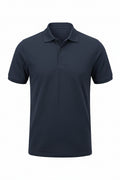 Premium Navy Mercerized Cotton Polo Shirt – Smooth Finish & Breathable.MCP-001