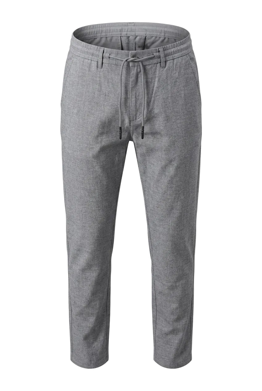 Dark Grey Linen Pants – Lightweight, Breathable & Relaxed Fit.LNP-001