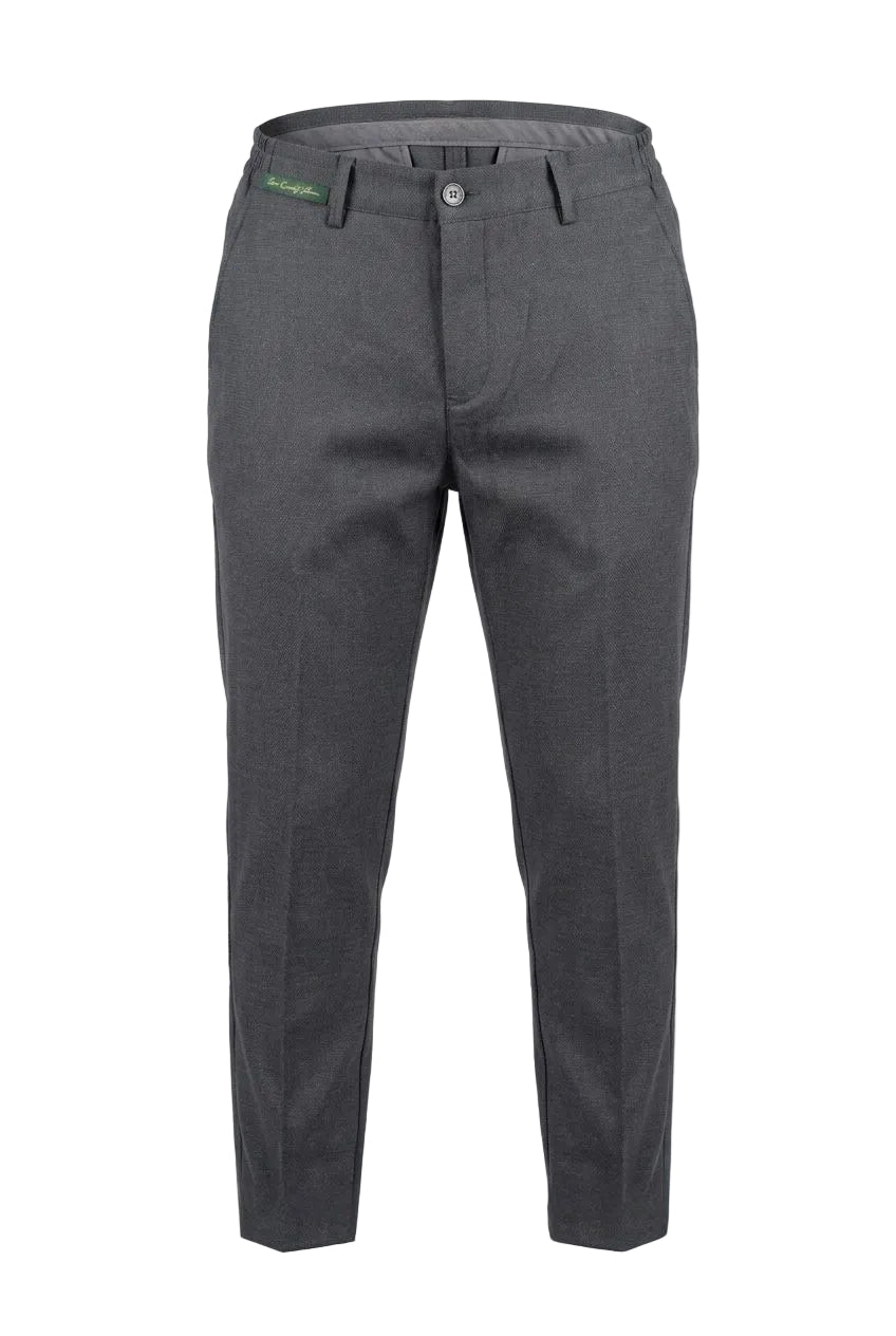 Anthracite Tailored Smart Trousers – Contemporary Fit, Stretch Fabric, Everyday Sophistication.SP016