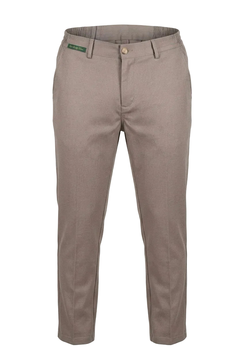 Coffee Tailored Smart Trousers – Contemporary Fit, Stretch Fabric, Everyday Sophistication.SP016