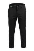 Black Tailored Smart Trousers – Contemporary Fit, Stretch Fabric, Everyday Sophistication.SP016