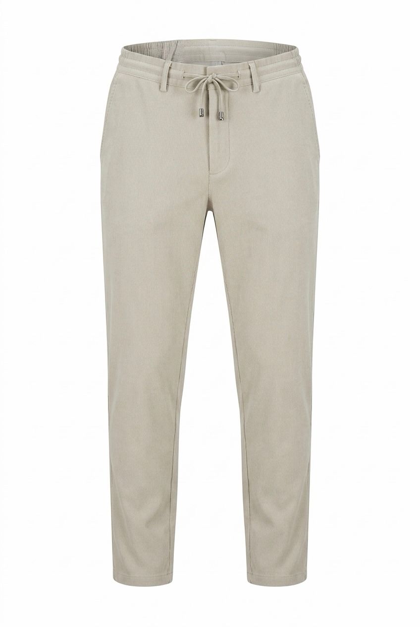 Beige Refined Smart Pants – Sleek Fit, All-Day Comfort, Effortless Elegance.SP017