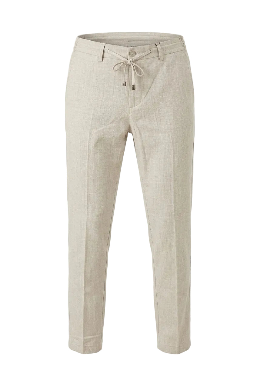 Beige Smart Pants – Modern Tailored Fit, Stretch Comfort, Versatile Style.SP018
