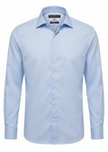 Blue 3 Thomas Mason Cotton Shirt .ST018