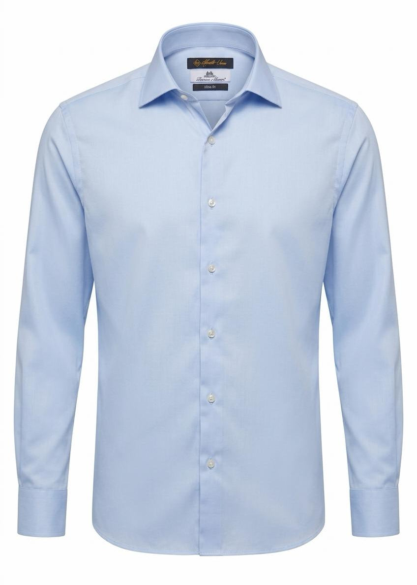 Blue 3 Thomas Mason Cotton Shirt .ST018