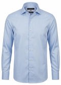 Blue 2 Thomas Mason Cotton Shirt .ST018