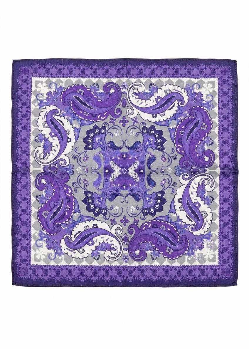 Premium Silk Pocket Square – Handcrafted Luxury Suit Accessory