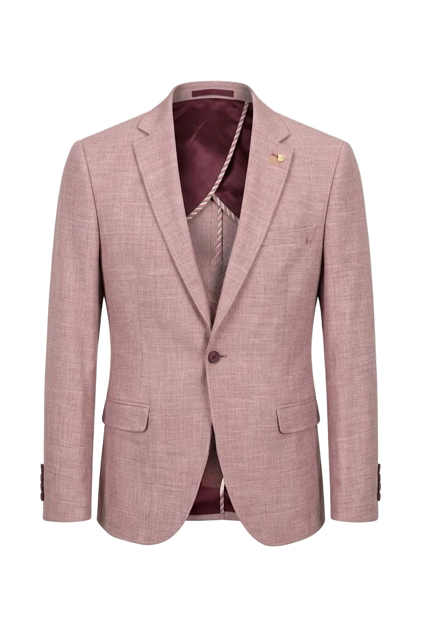 Tea Rose Men’s Blazer Jacket – Tailored Fit, Smart Casual & Formal Style.BL004