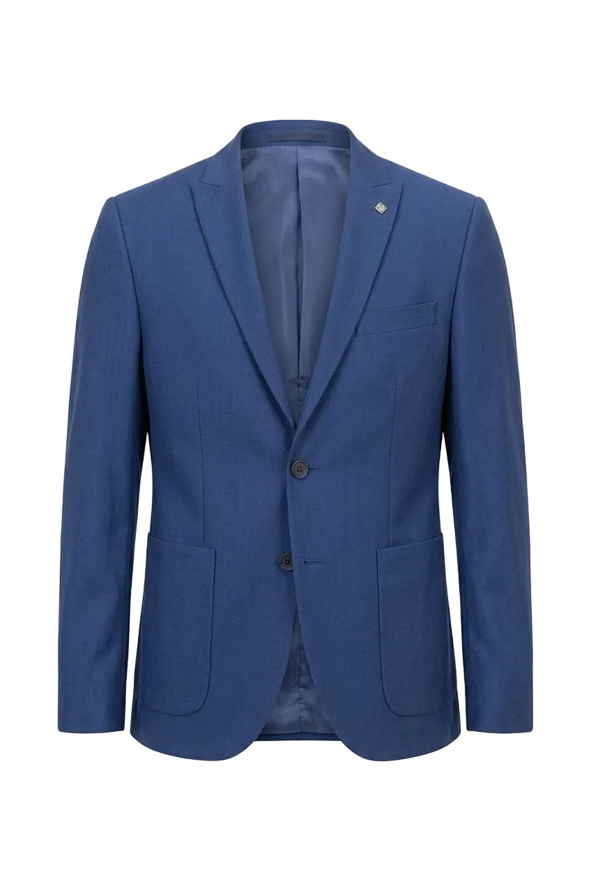 Indigo Men’s Blazer Jacket – Tailored Fit, Smart Casual & Formal Style.BL001