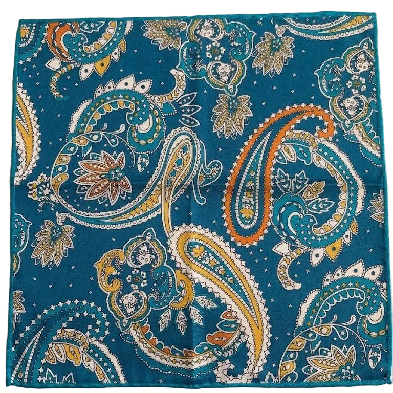 Premium Silk Pocket Square – Handcrafted Luxury Suit Accessory