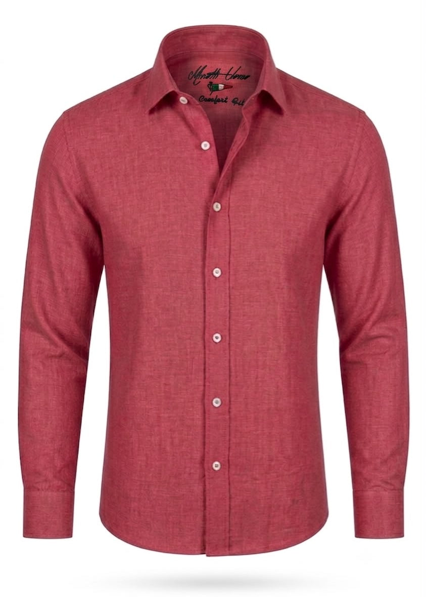TM. CORAIL LINEN SHIRT.LSH005