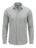 TM. MINT GREEN LINEN SHIRT.LSH005