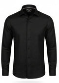TM. BLACK LINEN SHIRT.LSH005