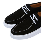 Black Stylish Summer Loafers with Lace – Comfort Meets Elegance