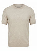 Premium Beige Cashmere T-Shirts – Ultra-Soft Lightweight Luxury Essentials.CAT-001