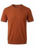 Premium Brick Cashmere T-Shirts – Ultra-Soft Lightweight Luxury Essentials.CAT-001