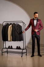 Men’s Ceremony Collar Shawl Suit – Elegant Formal Wedding & Evening Wear