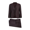 Premium Striped Burgundy Wool Italian Suit – Timeless Formal Elegance.054