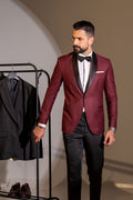 Men’s Ceremony Collar Shawl Suit – Elegant Formal Wedding & Evening Wear