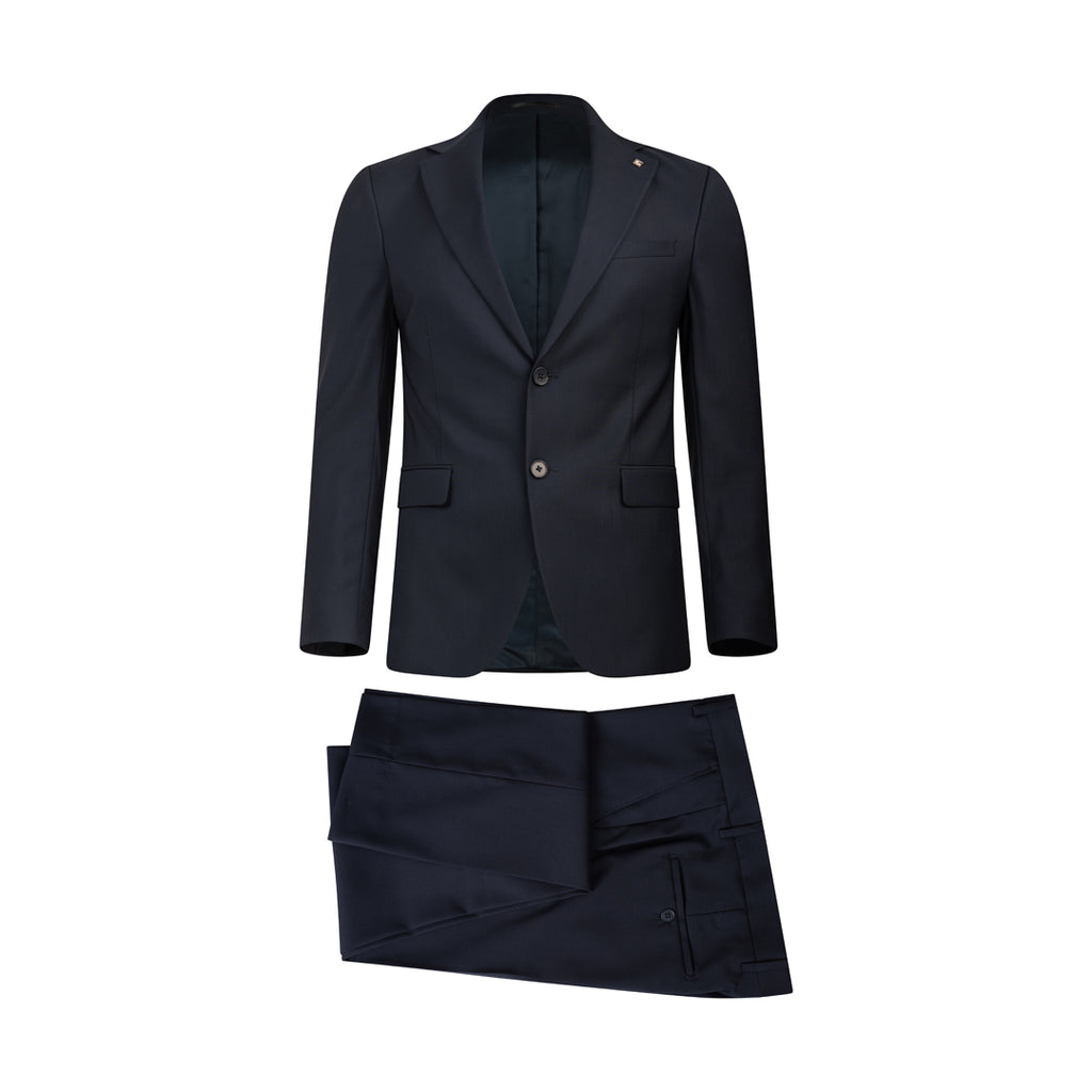Vitale Super 180 Wool Suit Navy – Ultra-Fine Italian Luxury.044
