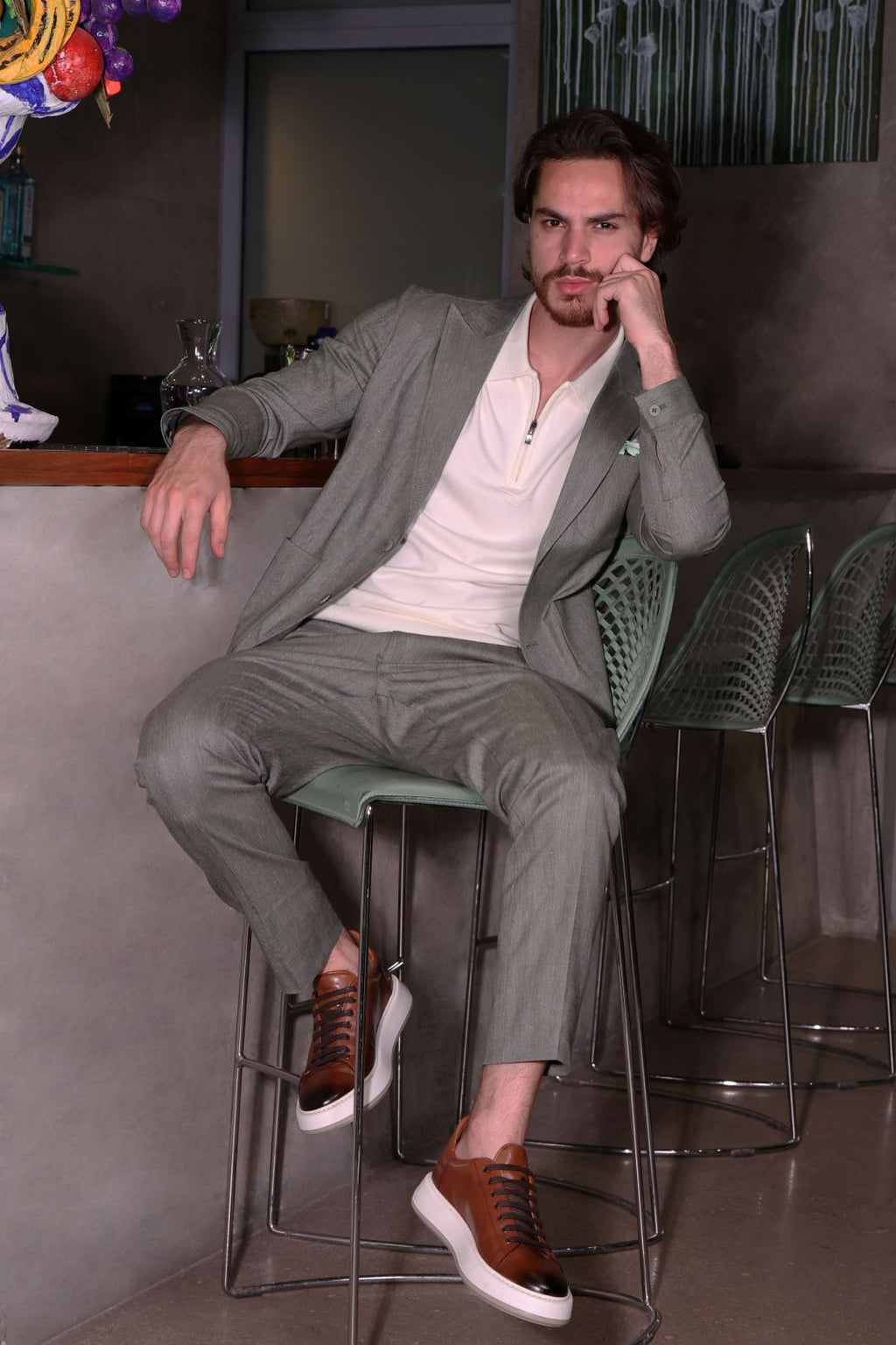 Premium Vitale Barberis Lycra Suit – Italian Luxury & Comfort