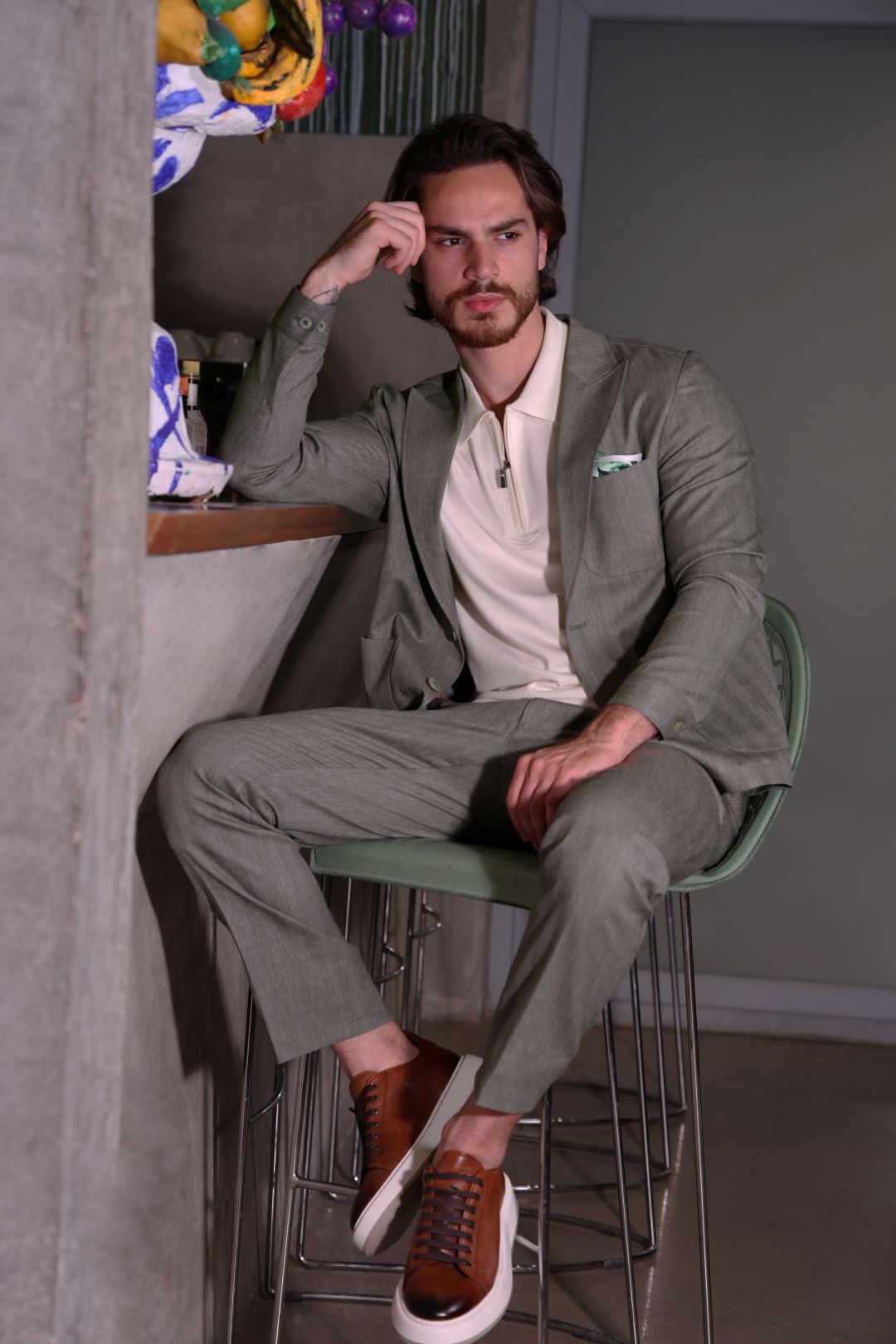 Premium Vitale Barberis Lycra Suit – Italian Luxury & Comfort