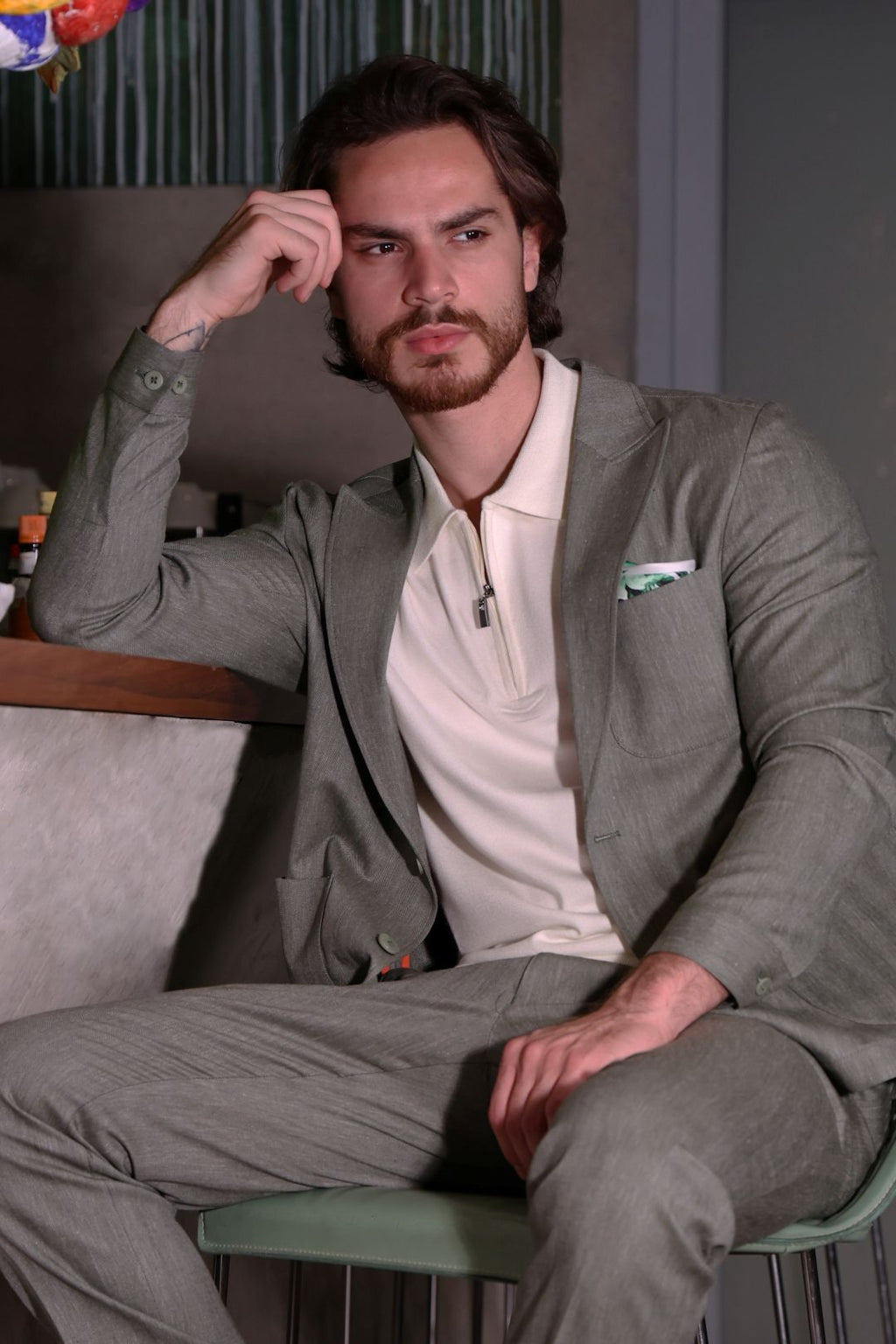 Premium Vitale Barberis Lycra Suit – Italian Luxury & Comfort
